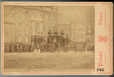 The Funeral of Emperor Napoleon III by Emmanuel Flamant