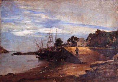 Douarnenez, Port Ru, Boats by Emmanuel Lansyer