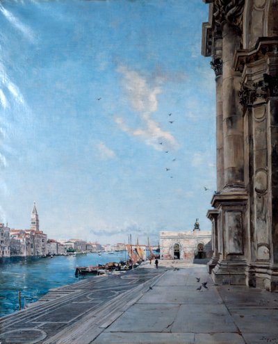 View from the Church of Madonna della Salute by Emmanuel Lansyer