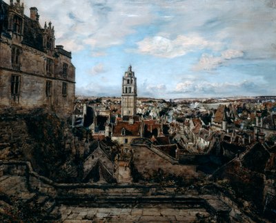 View from the Terrace of the Castle Loches by Emmanuel Lansyer