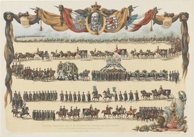 Solemn Funeral of His Majesty William III, King of the Netherlands, December 4, 1890 by Emrik and Binger