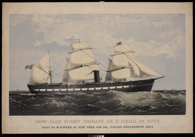 Iron-Clad Screw Frigate, Re d