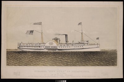 Steamer New York of Philadelphia by Endicott Endicott