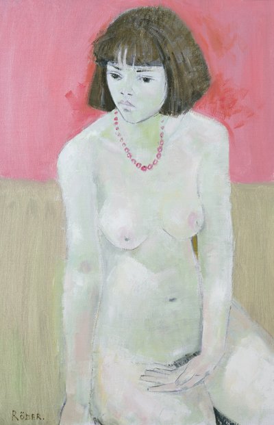 Red Necklace by Endre Roder