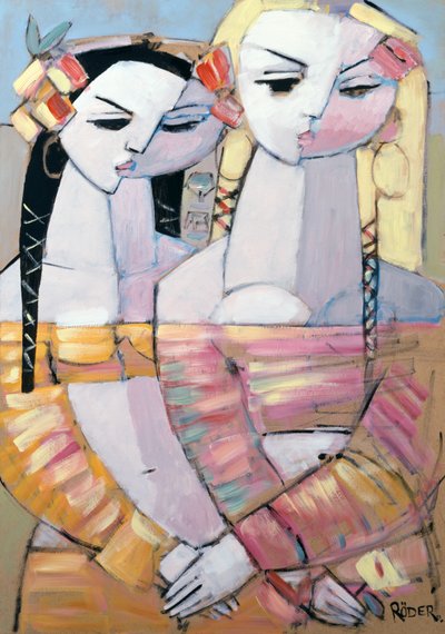 With Flowers in Their Hair, 2008 by Endre Roder