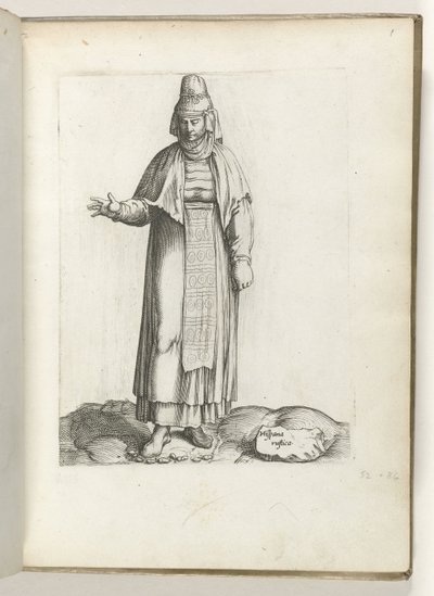 Hispanic Rustic (series title: Diversarum gentium nostrae aetatis habitus) by Enea Vico
