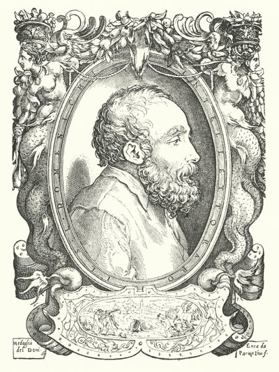 Lodovico Domenichi, Italian Renaissance translator and writer by Enea Vico