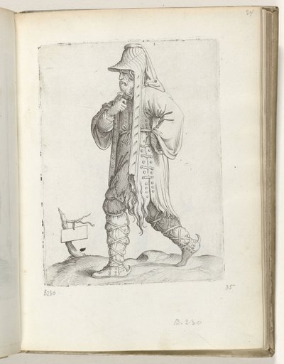 Man with Beard (country unknown) by Enea Vico