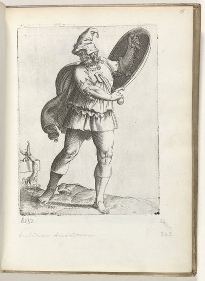Spanish Warrior ca. 1550 by Enea Vico