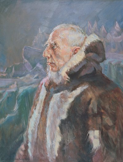 Portrait of Roald Engelbert Amundsen by Engerbratsen Engerbratsen