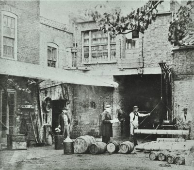 231-235 Kings Road: rear elevation, London, 1890 by English Photographer