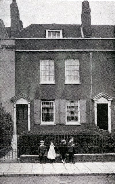 387, Commercial Road, Portsmouth, Hampshire, birthplace of Charles Dickens on 7th February, 1812, c.1900 by English Photographer