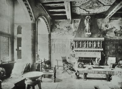 9 Melbury Road: drawing room, 1890 by English Photographer