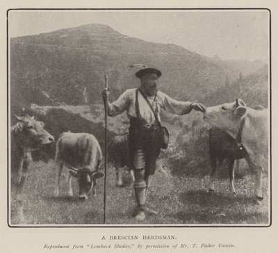 A Brescian Herdsman by English Photographer