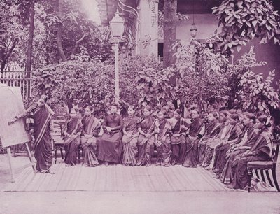 A Hindu Girls School by English Photographer