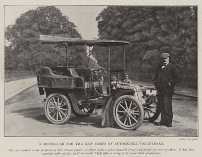 A Motor-Car for the New Corps of Automobile Volunteers by English Photographer