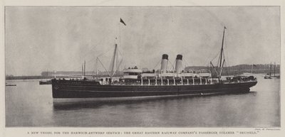A New Vessel for the Harwich-Antwerp Service, the Great Eastern Railway Company