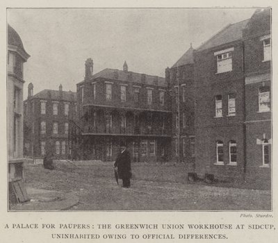 A Palace for Paupers, the Greenwich Union Workhouse at Sidcup, Uninhabited owing to Official Differences by English Photographer