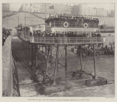A Sea-Trip by Rail, the New Electric Railway between Brighton and Rottingdean by English Photographer
