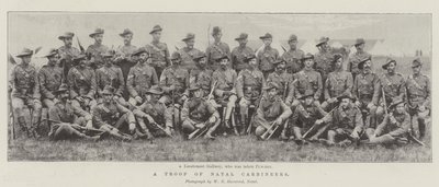 A Troop of Natal Carbineers by English Photographer