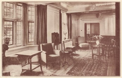 A common room at Crosby Hall, Cheyne Walk by English Photographer