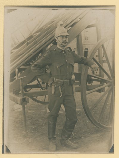 A fireman by English Photographer