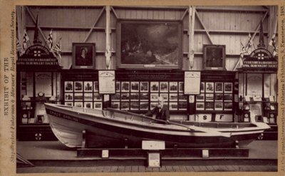 A model of the Grace Darling Boat by English Photographer