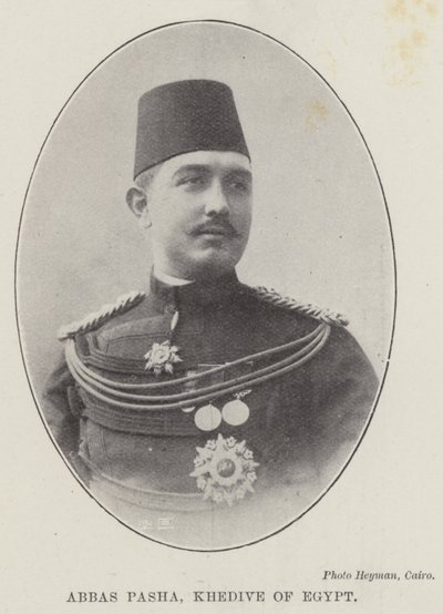 Abbas Pasha, Khedive of Egypt by English Photographer
