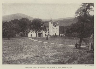 Abergeldie Castle, Aberdeenshire, the Seat of Mr. Hugh Mackay Gordon by English Photographer