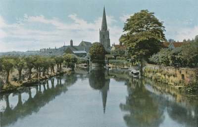 Abingdon, from the Bridge by English Photographer