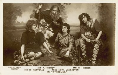 Actors in a production of Cymbeline by William Shakespeare by English Photographer