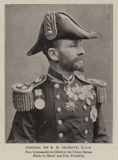 Admiral Sir E H Seymour, KCB by English Photographer