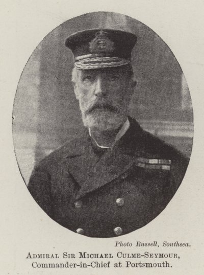 Admiral Sir Michael Culme-Seymour, Commander-in-Chief at Portsmouth by English Photographer