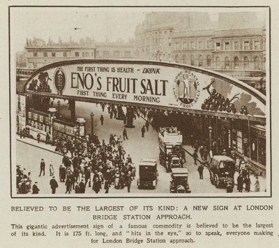 Advertisement for Enos Fruit Salt by English Photographer