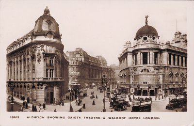 Aldwych, London, Gaiety Theatre, Waldorf Hotel by English Photographer