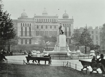 Alhambra, Leicester Square, Westminster: east side, 1895 by English Photographer