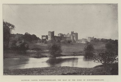 Alnwick Castle, Northumberland, the Seat of the Duke of Northumberland by English Photographer