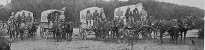 Ambulance Wagons Leaving the Plague Hospital in Cape Town by English Photographer