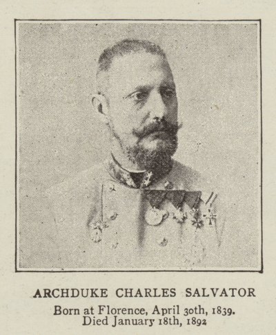 Archduke Charles Salvator by English Photographer
