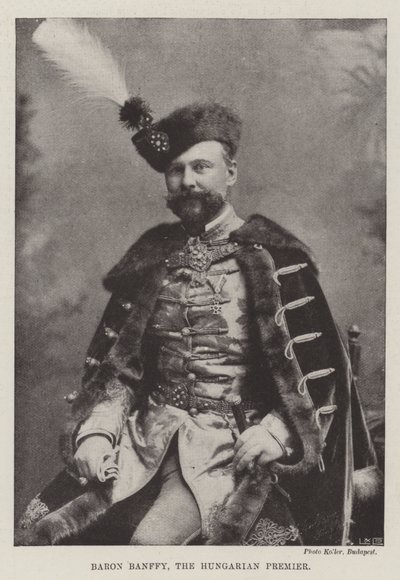 Baron Banffy, the Hungarian Premier by English Photographer
