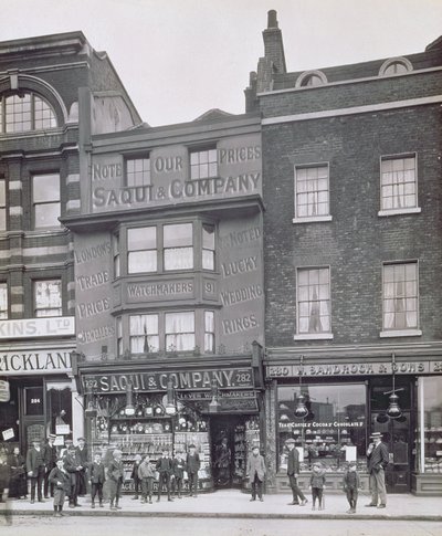 Bishopsgate, from Historic London Buildings by English Photographer