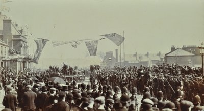 Blackwall Tunnel: Pageantry as the Prince of Wales, Later King Edward VII, and Princess Alexandra Attend the Ceremonial Opening of the Tunnel, 1897 by English Photographer