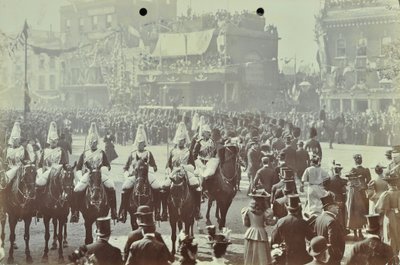 Blackwall Tunnel: Pageantry as the Prince of Wales, Later King Edward VII, and Princess Alexandra Attend the Ceremonial Opening of the Tunnel, 1897 by English Photographer