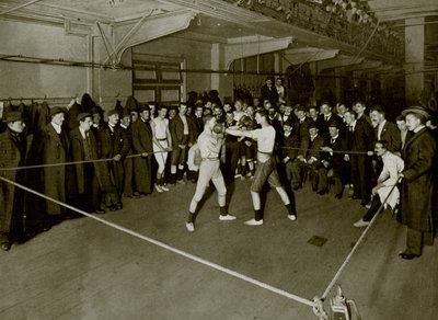 Boxing at the Regent Street Polytechnic by English Photographer