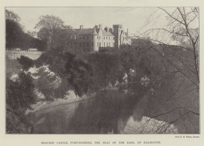 Brechin Castle, Forfarshire, the Seat of the Earl of Dalhousie by English Photographer