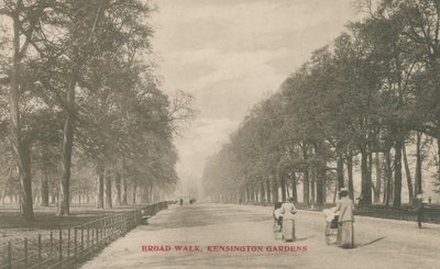 Broad Walk, Kensington Gardens by English Photographer