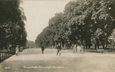 Broad Walk, Kensington Gardens by English Photographer