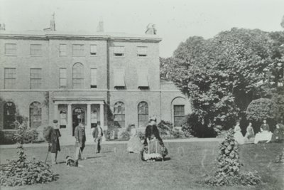 Broomwood House, Broomwood Road: rear elevation, London, 1890 by English Photographer