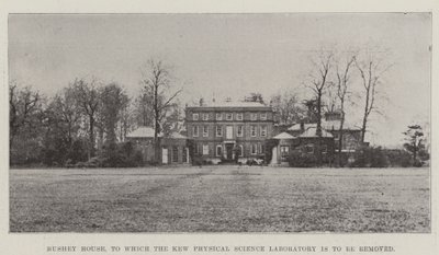 Bushey House, to which the Kew Physical Science Laboratory is to be destroyed by English Photographer