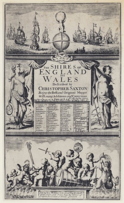 C Saxton, The Shires of England, G Willdey by English Photographer